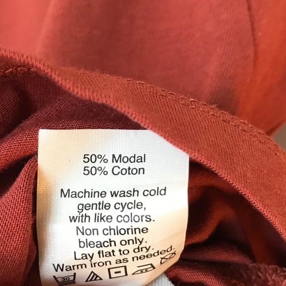 Madewell Burnt Orange Rust Long Sleeve Shirt - XS - Picture 4 of 4
